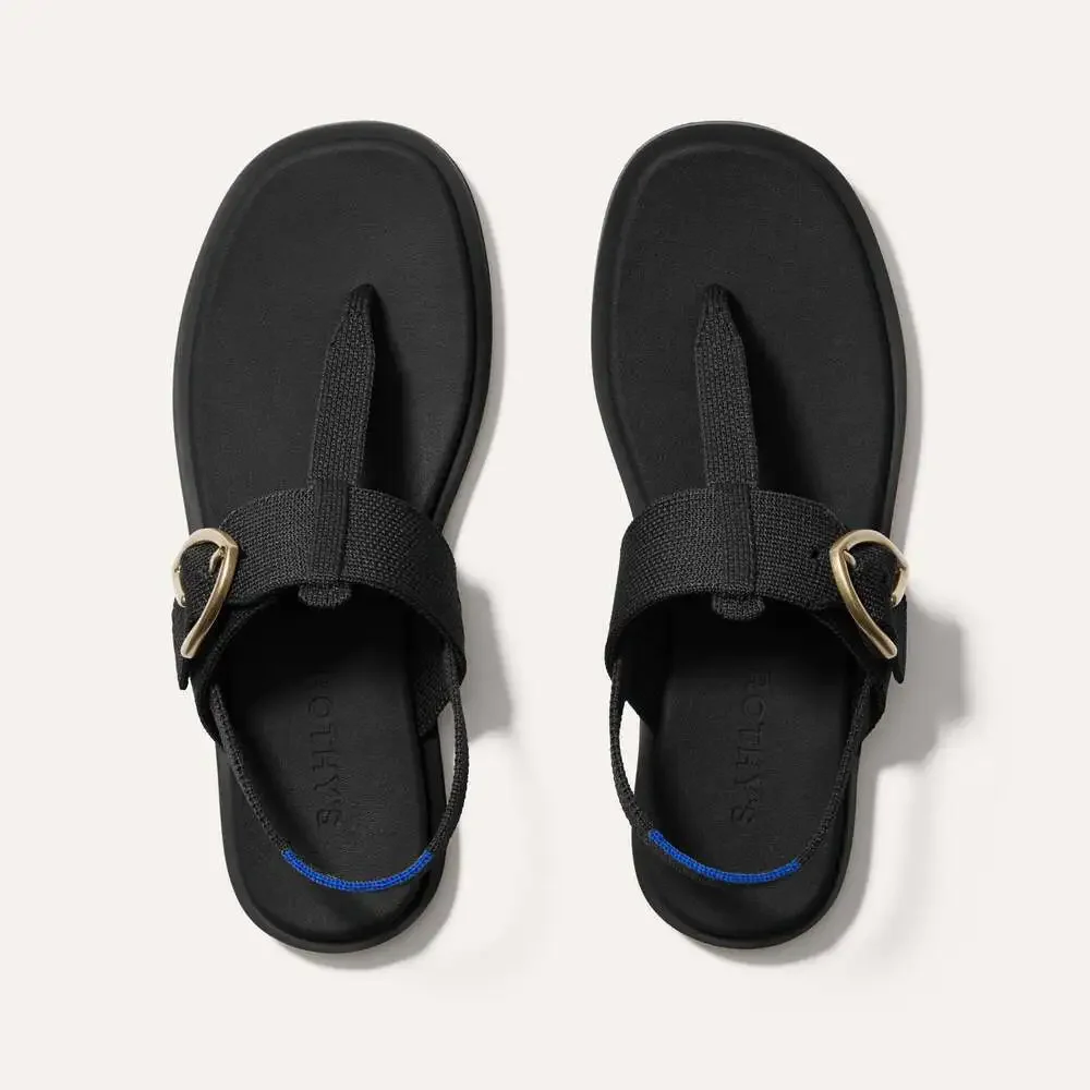 Rothy's The T–Strap Sandal - Black Size 6.5